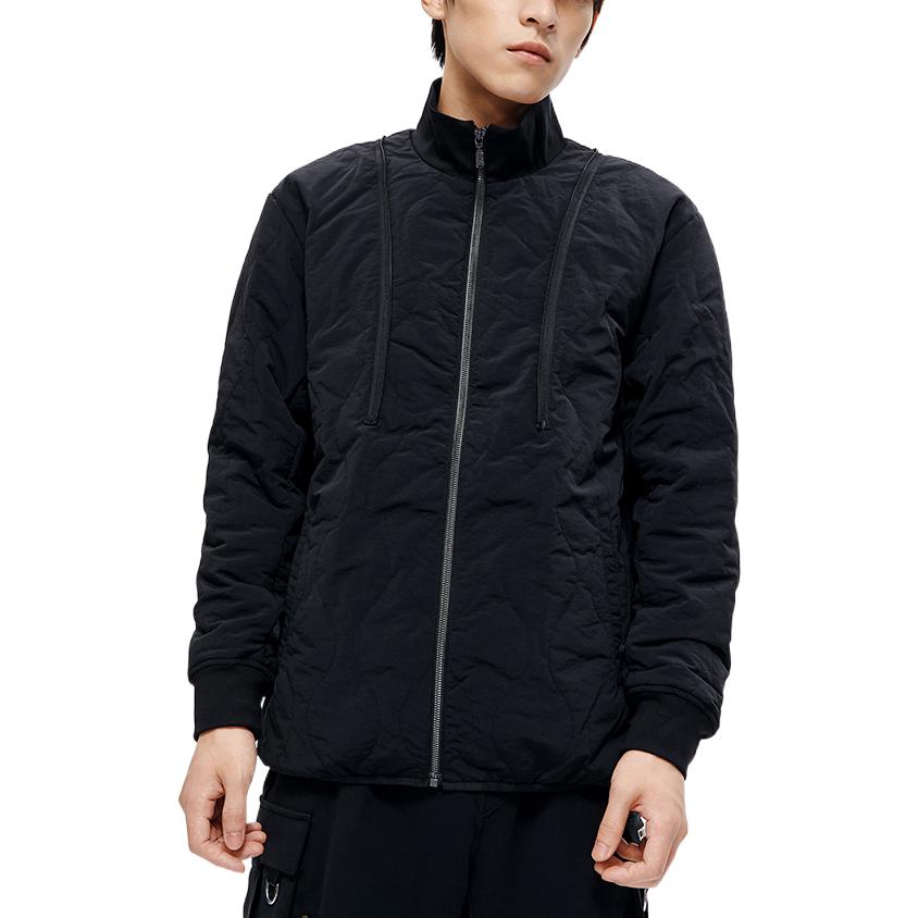 FILA FUSION White Mountaineering  Black Logo Hooded Puffer Jacket. T11M217903F-BK 圖 4