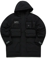 Order FILA Fusion x White Mountaineering 男款黑色可拆卸口袋羽絨外套 T11M147908F-BK