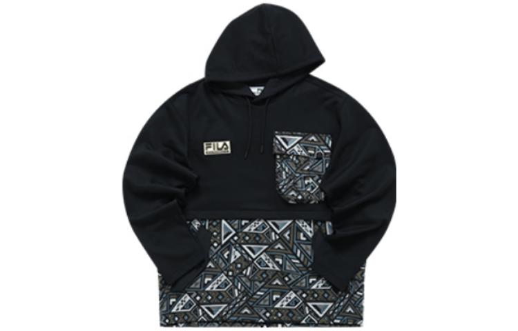 FILA FUSION WM White Mountaineering Geometric Logo Hoodie Black T11M217202F-BK 圖 2
