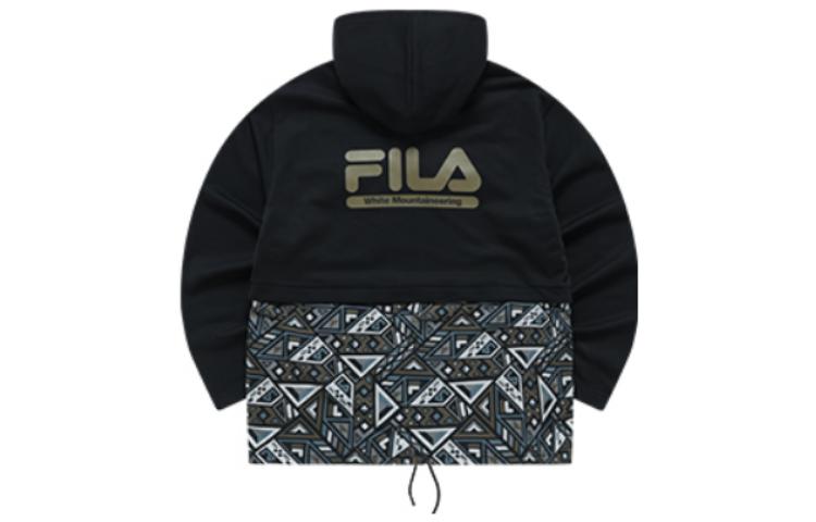 FILA FUSION WM White Mountaineering Geometric Logo Hoodie Black T11M217202F-BK 圖 3