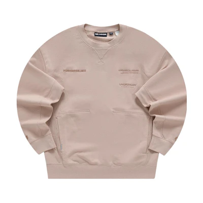 FILA FUSIONEER 1911 Unisex Loose Fit Knit Pullover Sweatshirt - Fragrant Pink T11U343201F-PK