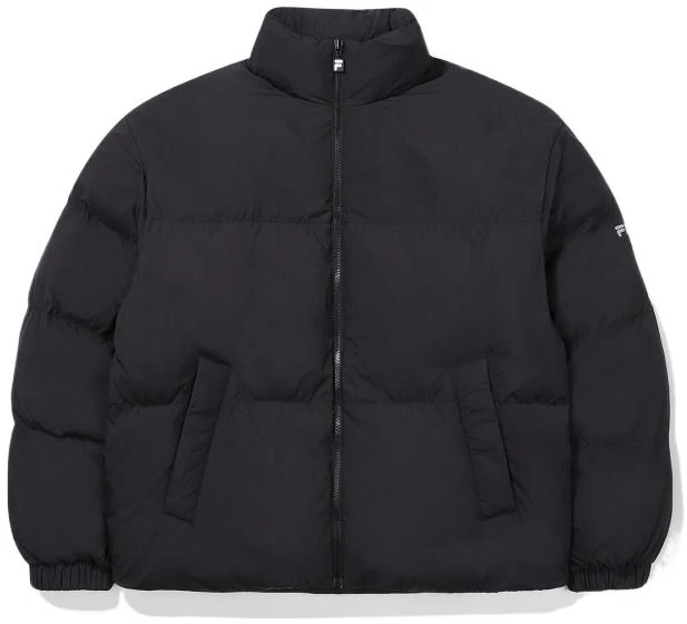 fila-fw-22-black-high-neck-zip-jacket-with-solid-logo-patch-unisex-casual-wear-fe-2-dje-6101-x-blk