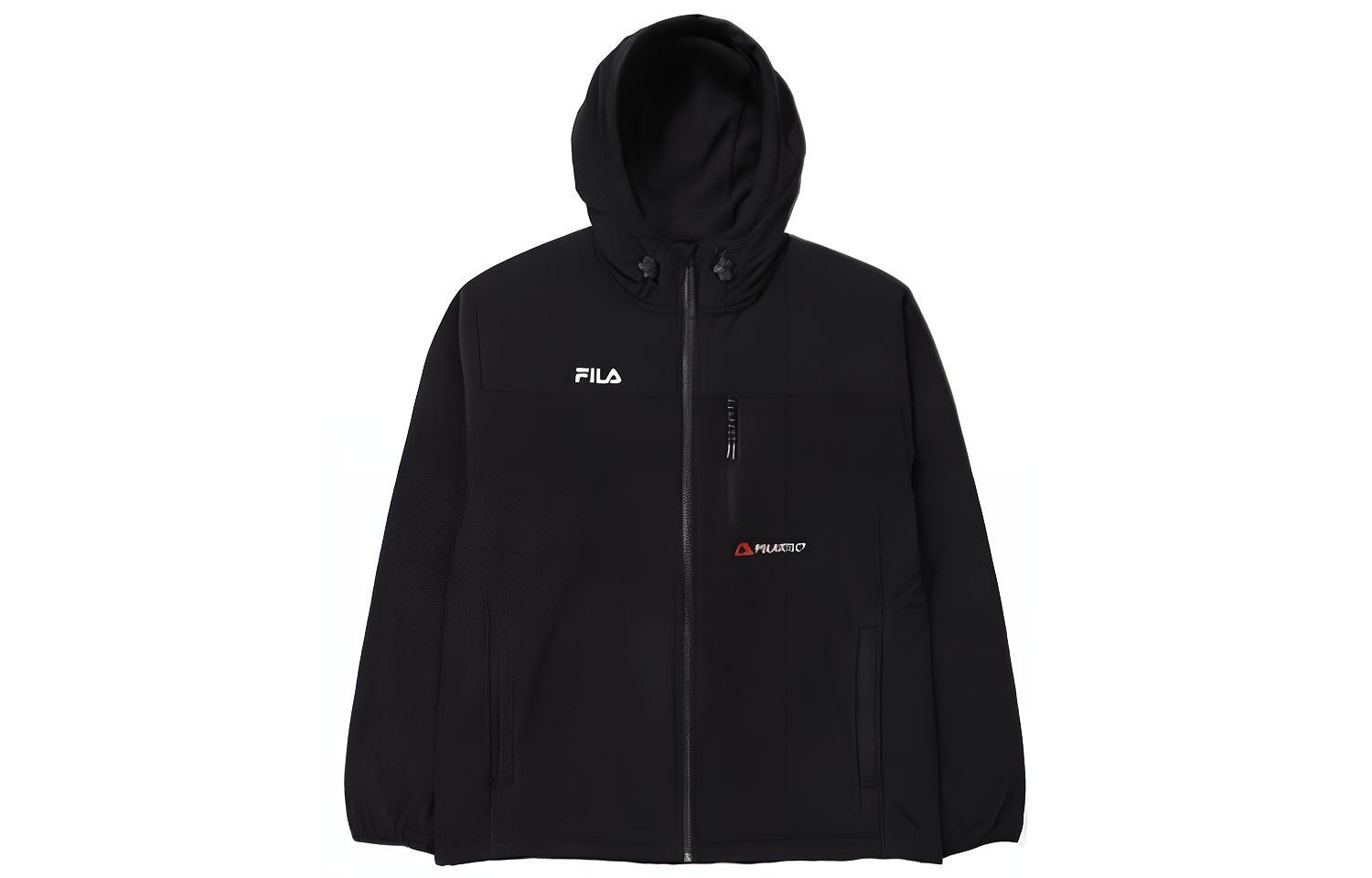 FILA FW22 Colorblock Loose Fit Jacket () - Black Long Sleeve FS2FTE4211X-BLK