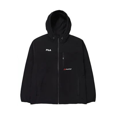 FILA FW22 Colorblock Loose Fit Jacket () - Black Long Sleeve FS2FTE4211X-BLK