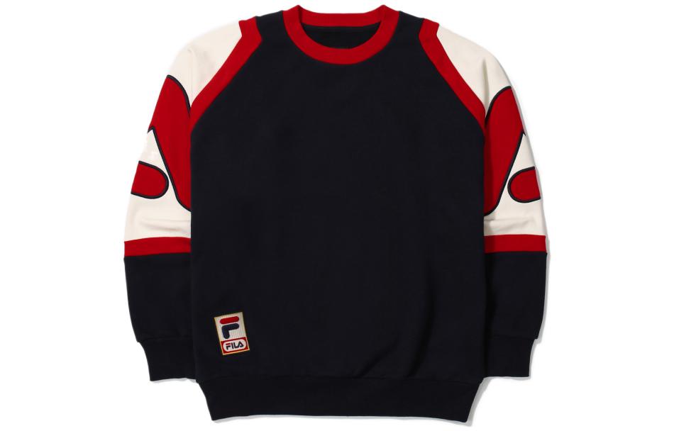 FILA FW22 Colorblock Pullover Sweatshirt Men Multicolor FS2POE4701X-INA