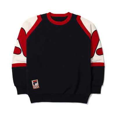 FILA FW22 Colorblock Pullover Sweatshirt Men Multicolor FS2POE4701X-INA