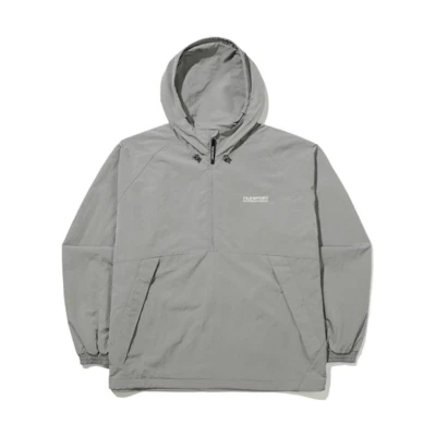 FILA FW22 Grey Quarter-Zip Pullover Sweatshirt with Chest Logo FS2JKE3602X-LGY