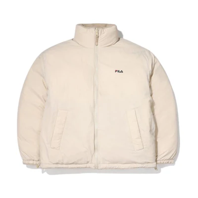 FILA FW22 Reversible Quilted Jacket Brown Unisex FS2JKE4802X-BEI