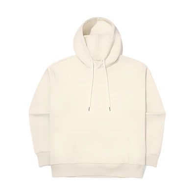 FILA FW22 Solid Ivory Pullover Hoodie Unisex FS2POE4105X-CRM