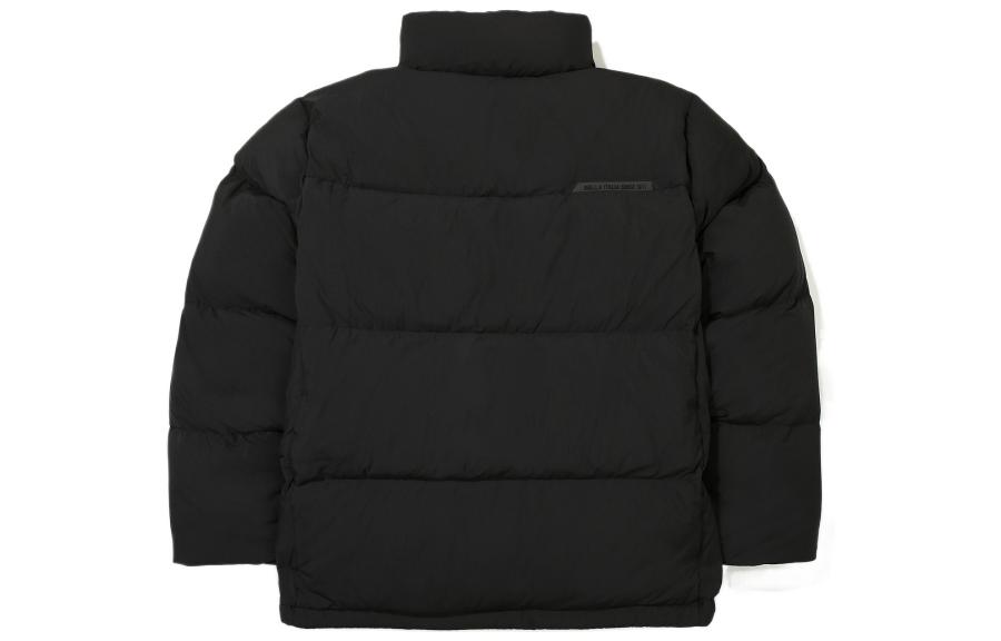 Lookbook FILA FW22 Unisex Black Quilted Loose Fit Puffer Down Jacket FS2DJE4101X-BLK