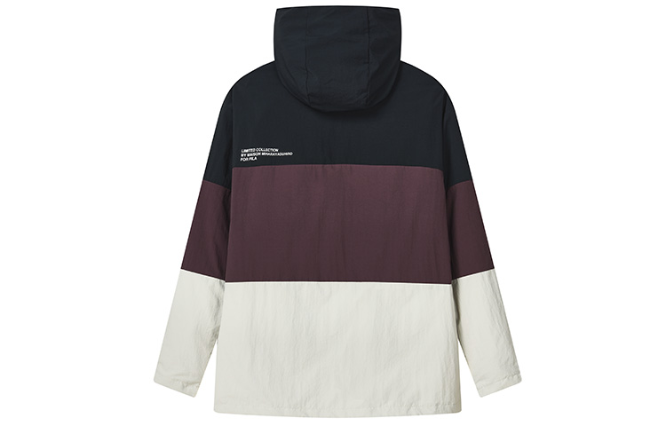 Lookbook Set Jaket Hoodie Kapas FILA FW22 x MIHARA Cactus Kelabu-Merah Jambu. F11M243701F-LP