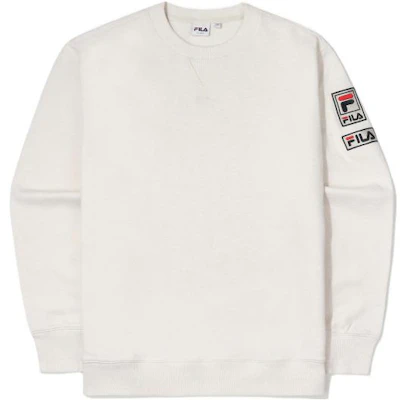 FILA FW23 Unisex Baju Lengan Panjang Crewneck Logo Putih FS2POF1119X-OTM Buy FILA FW23 Unisex Baju Lengan Panjang Crewneck Logo Putih FS2POF1119X-OTM