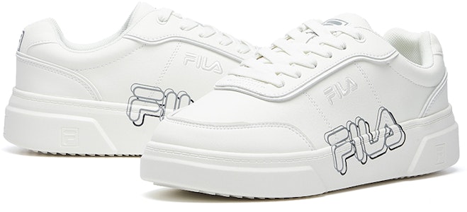 휠라 게임 포인트 플랫폼 스니커즈 (화이트) F12M031303FSW Shop 휠라 게임 포인트 플랫폼 스니커즈 (화이트) F12M031303FSW