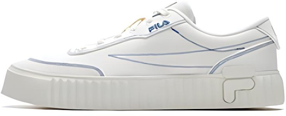FILA Gear 'Putih Low-Top Gaya Hidup' F12M432310F-SW Buy FILA Gear 'Putih Low-Top Gaya Hidup' F12M432310F-SW