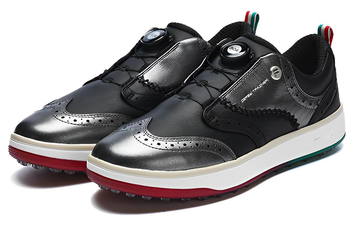 Order Sepatu Skate FILA GF Derby 'Hitam Perak' A12M311703FBK