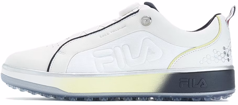 FILA Golf 1911 Training Shoes 'White Yellow' A12M321715FBW Buy FILA Golf 1911 Training Shoes 'White Yellow' A12M321715FBW