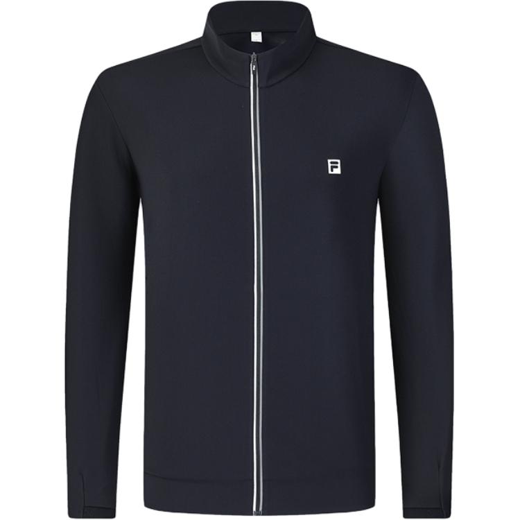 Order FILA Golf  Casual Zip-Up Jacket with Stand Collar in Legendary Blue. A11M445501F-NV