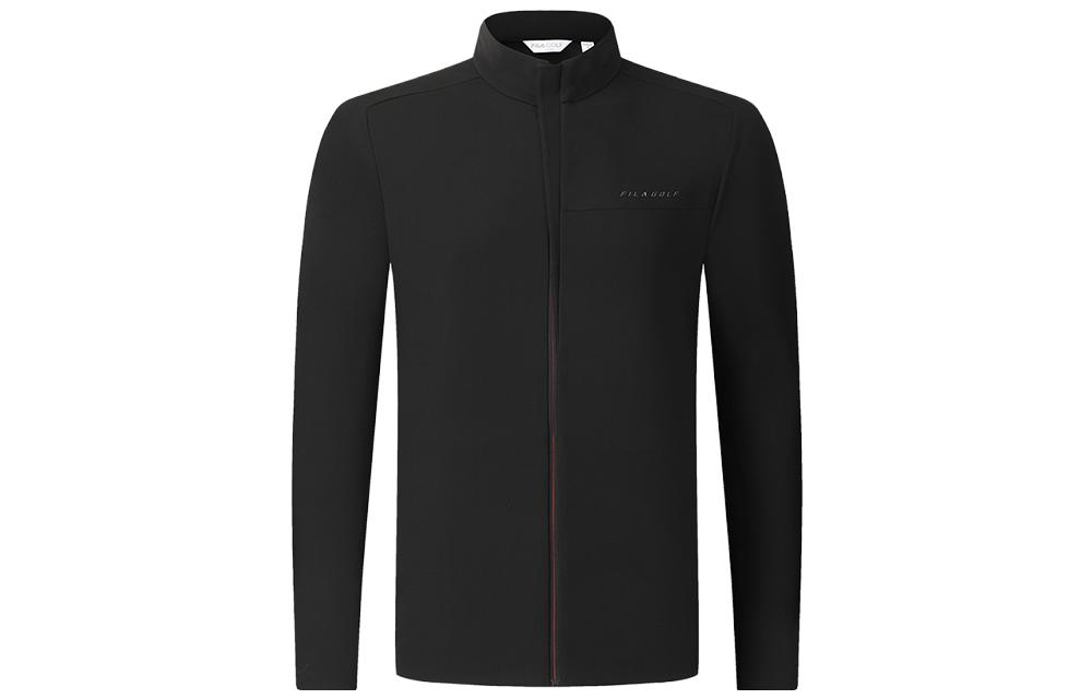 FILA Golf  Solid Black High-Neck Sports Jacket. A11M345502FBK