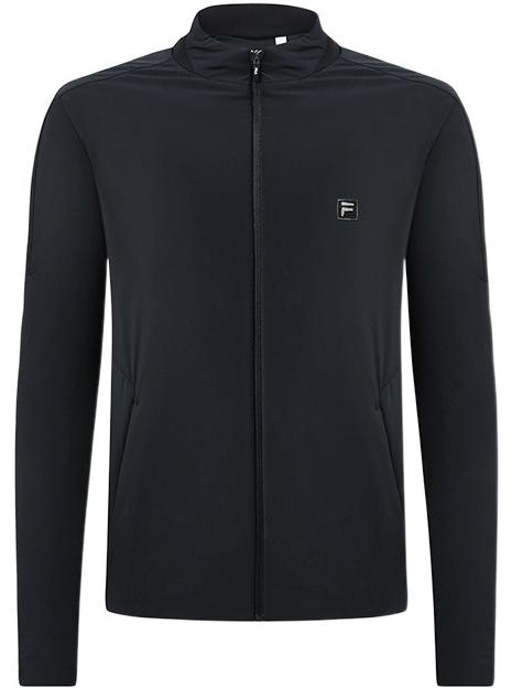 fila-golf-solid-color-high-neck-cotton-jacket-a11-m315901-f-bk