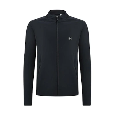FILA Golf Solid Color High-Neck Cotton Jacket. A11M315901F-BK