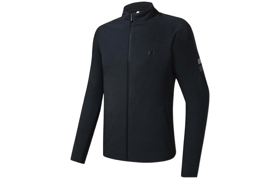 Shop Chaqueta de Algodón FILA Golf de Cuello Alto y Color Sólido. A11M315901F-BK