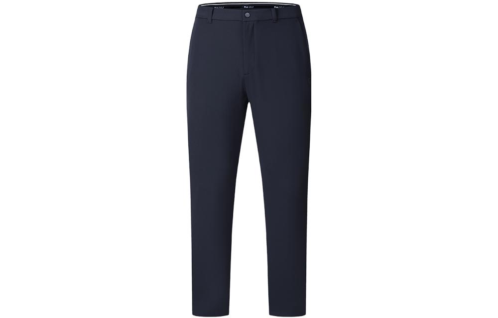 FILA Golf  Solid Straight-Leg Woven Casual Pants - Legend Blue. A11M415805FNV