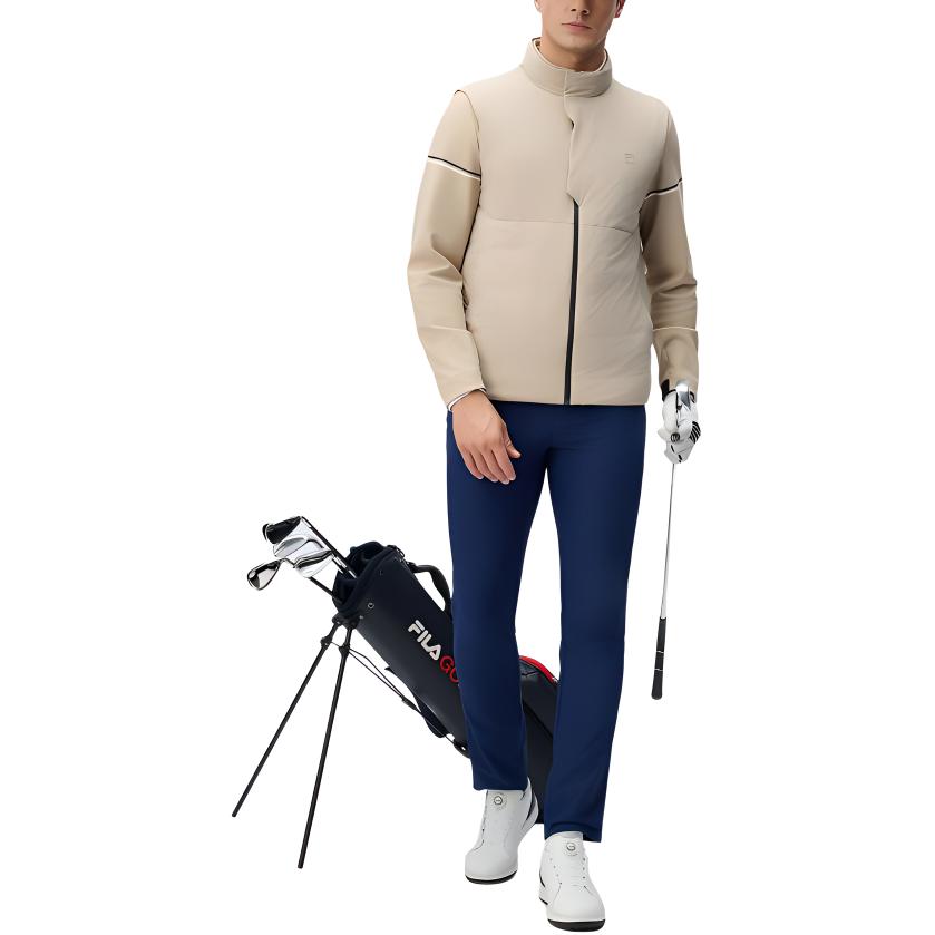 FILA Golf  Triple-Layer Down Jacket - Warm, Comfy, Tobacco Camel Color. A11M445908F-LK 圖 4