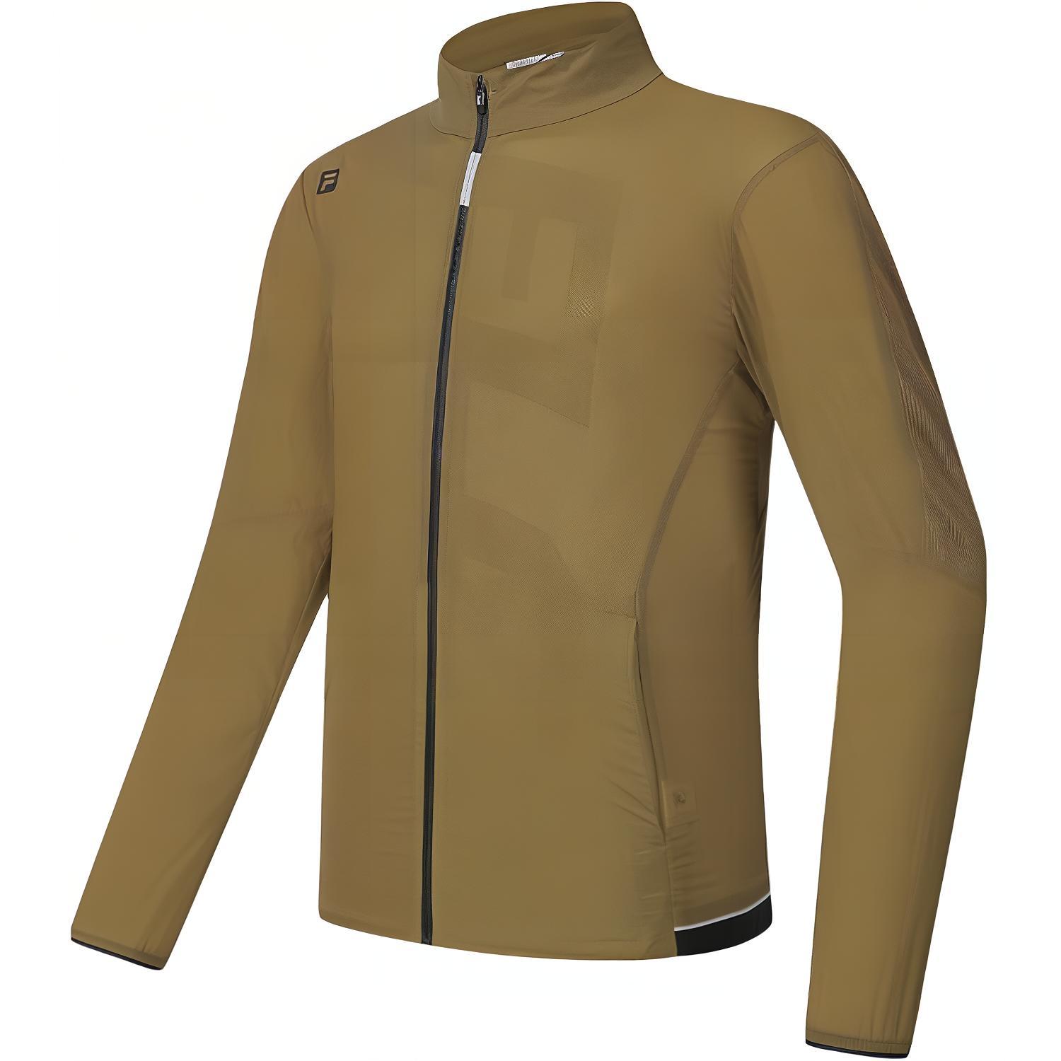FILA Golf Brown Long-Sleeve Zipper Jacket – Stylish & Comfortable A11M435702F-BN