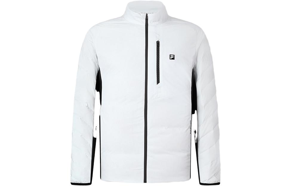 Order FILA Golf Jaket Puffer Pria Elite Warna Blok - Jade White. A11M345704F-WT