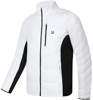 FILA Golf Jaket Puffer Pria Elite Warna Blok - Jade White. A11M345704F-WT Shop FILA Golf Jaket Puffer Pria Elite Warna Blok - Jade White. A11M345704F-WT