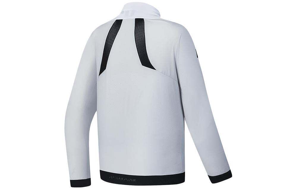 FILA Golf Elite Letter Print Stand Collar Jacket Mist Gray Blue A11M415705F-LB 圖 3