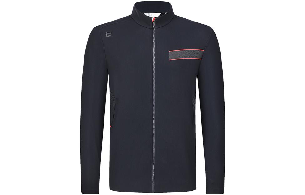 FILA Golf Elite Solid Knit Jacket Navy Blue A11M415502F-NV 圖 2