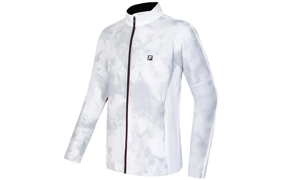 FILA Golf Gradient Zip-Up Stand Collar Jacket for Men A11M345406F-WT