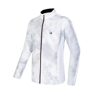FILA Golf Gradient Zip-Up Stand Collar Jacket for Men A11M345406F-WT