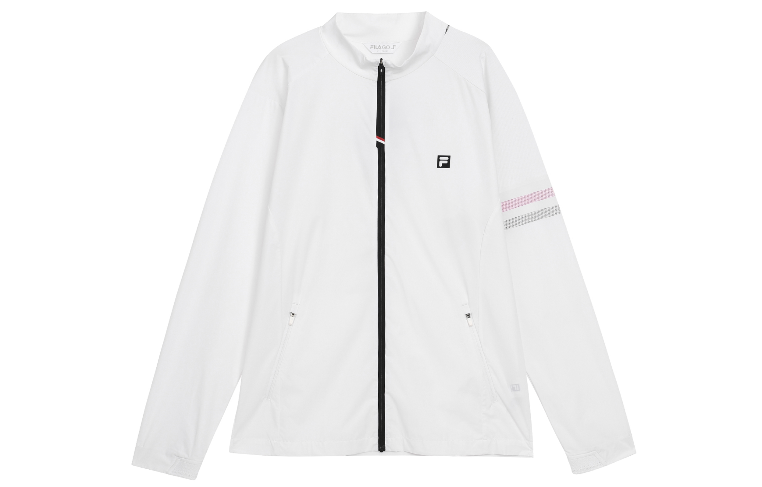 FILA Golf Jade White Zip-Up Long Sleeve Jacket A11M335703F-WT