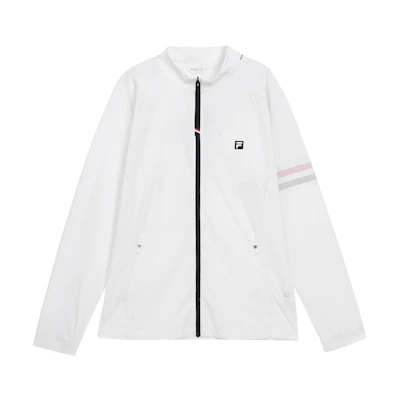 FILA Golf Jade White Zip-Up Long Sleeve Jacket A11M335703F-WT