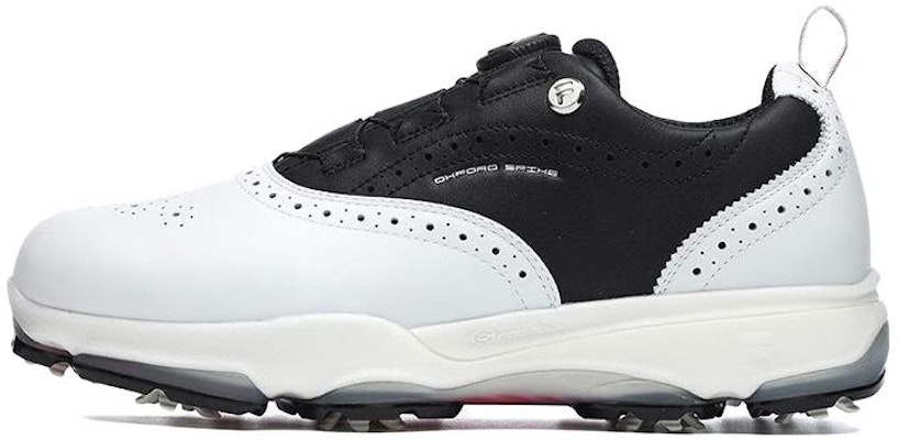 FILA Golf Oxford Spike Sneakers 'White Black' A12M241601FWT Buy FILA Golf Oxford Spike Sneakers 'White Black' A12M241601FWT