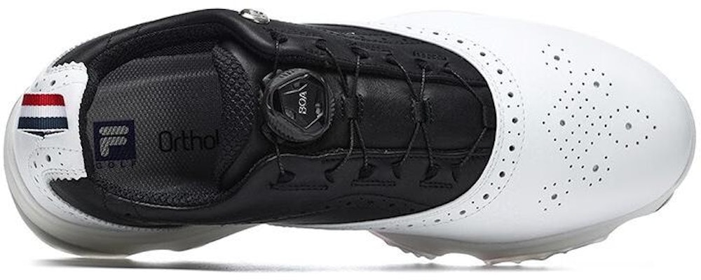 FILA Golf Oxford Spike Sneakers 'White Black' A12M241601FWT Lookbook FILA Golf Oxford Spike Sneakers 'White Black' A12M241601FWT