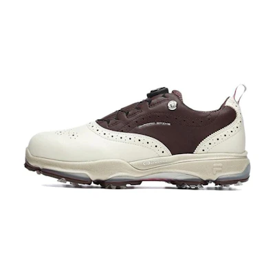 FILA Golf Oxford Spike Sneakers 'White Brown'