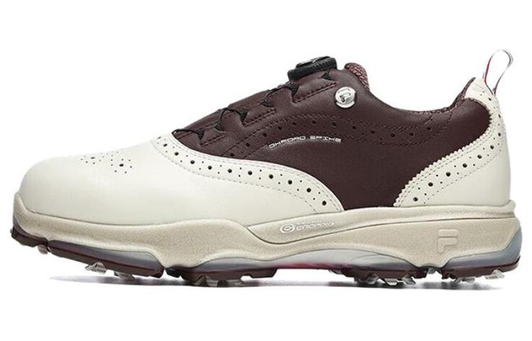 FILA Golf Oxford Spike Sneakers 'White Brown' A12M241601FLF