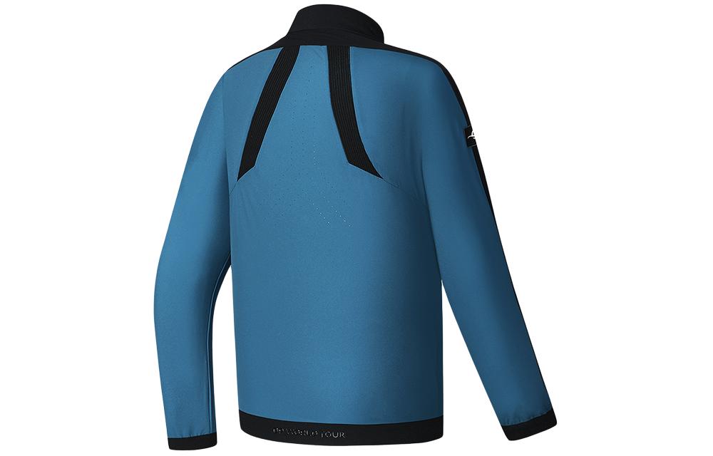 FILA Golf Retro Colorblock Windbreaker Jacket for Men - Logger Blue A11M415705F-DG 圖 3