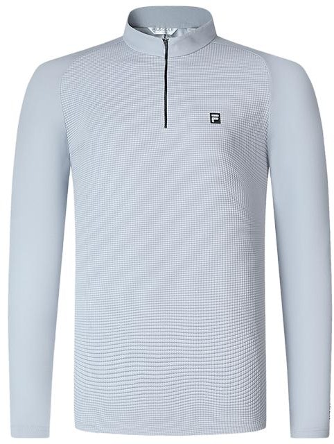fila-golf-series-solid-color-elite-long-sleeve-polo-shirt-a11-m345210-f-gy