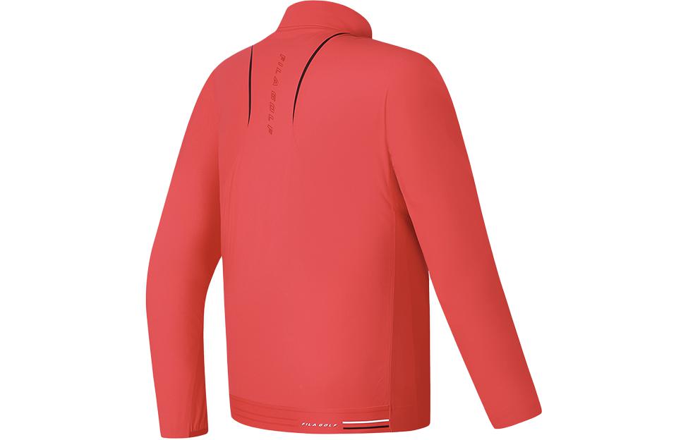 FILA Golf Series Solid Color Elite Golf Jacket Fluorescent Flame Red A11M415708F-RD 圖 3