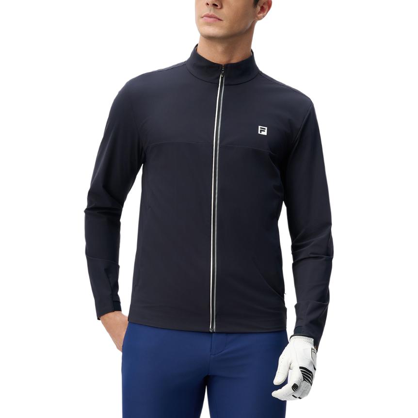 FILA Golf Soft Knit Long Sleeve Jacket - Legend Blue A11M445504F-NV 圖 2