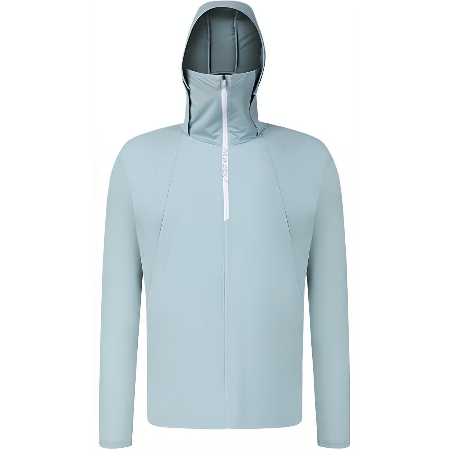 Order FILA Golf Jaket Bertudung Lengan Panjang Hijau Verdant A11M425508F-QT