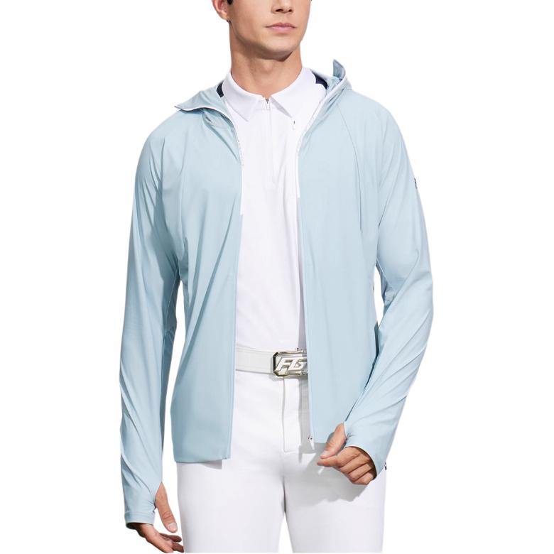 Purchase FILA Golf Jaket Bertudung Lengan Panjang Hijau Verdant A11M425508F-QT