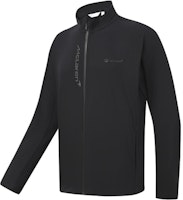 FILA GOLF x McLAREN Black Golf Jacket Collab - Fall Woven High Collar Top A11M335702FBK FILA GOLF x McLAREN Black Golf Jacket Collab - Fall Woven High Collar Top A11M335702FBK