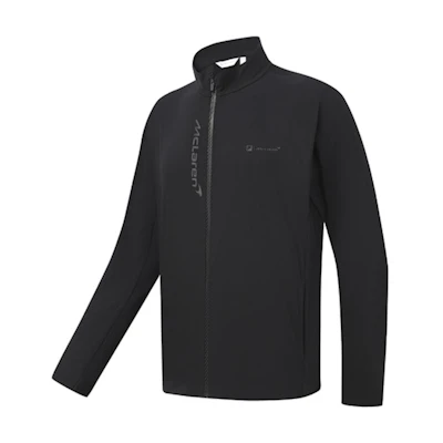 FILA GOLF McLAREN Black Golf Jacket Collab - Fall Woven High Collar Top A11M335702FBK