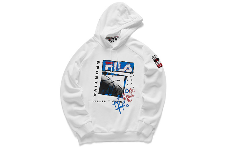FILA Graffiti Street Hoodie White T11M042220F-WT