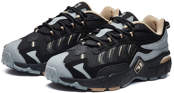 FILA クラシックスポーツ 黒/灰 F12M031127FBG Lookbook FILA クラシックスポーツ 黒/灰 F12M031127FBG